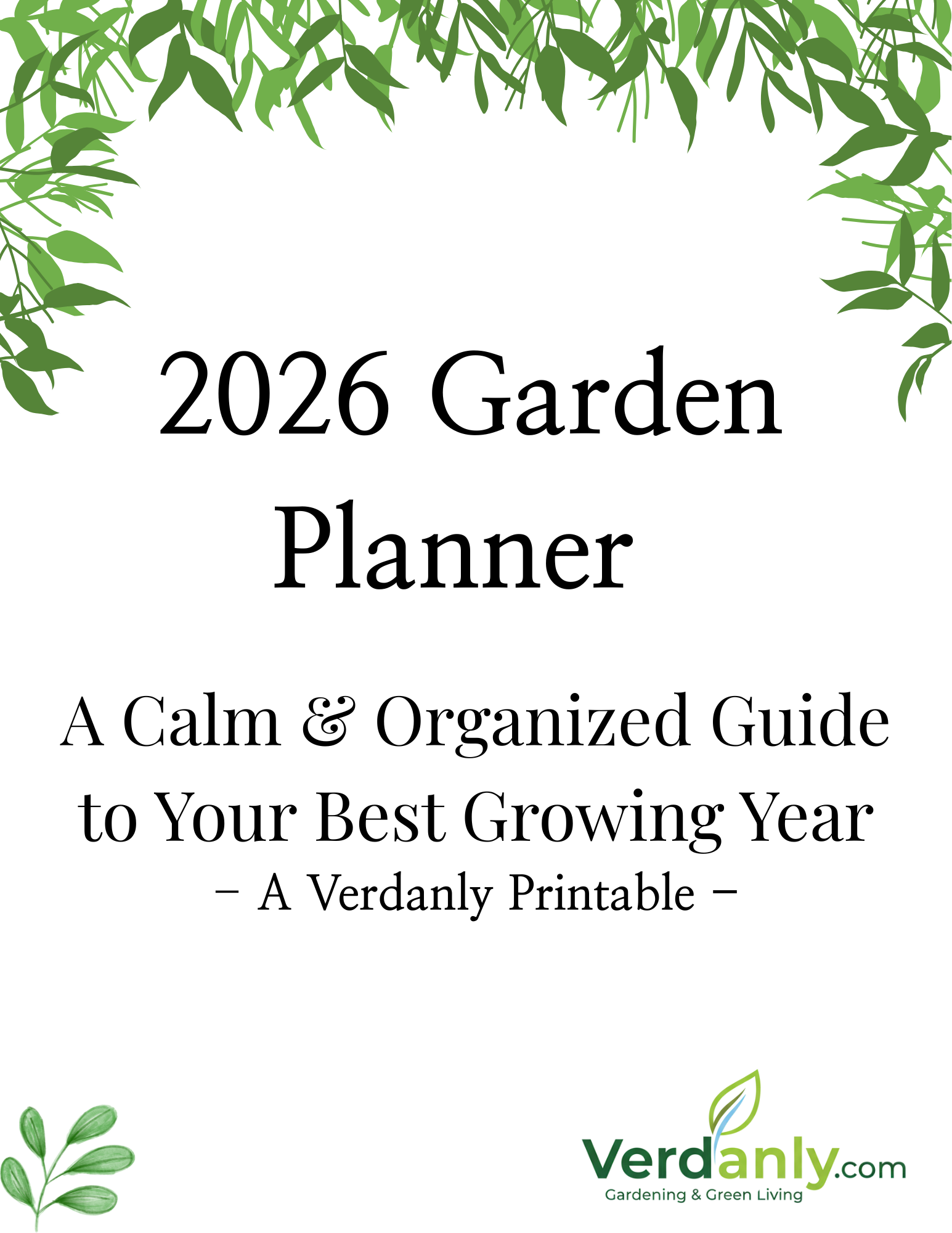 2026 Garden Planner cover