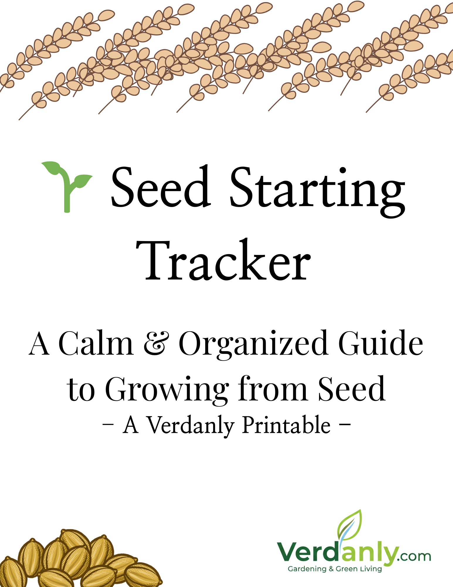 Seed Starting Tracker cover